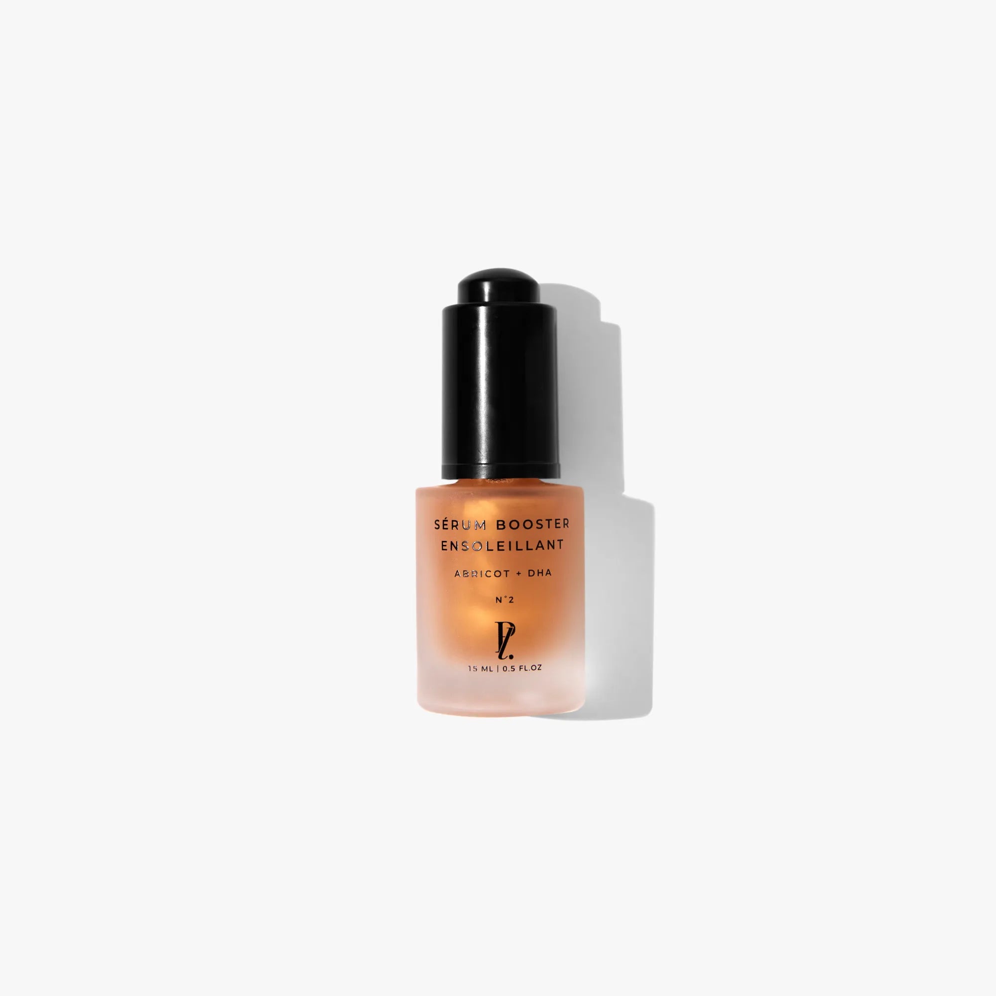 sérum ensoleillant orange fond blanc